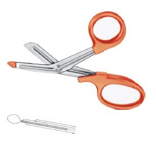 УНІВЕРСАЛЬНІ НОЖИЦІ ПОМАРАНЧЕВІ 180MM